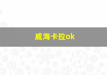 威海卡拉ok