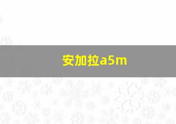 安加拉a5m