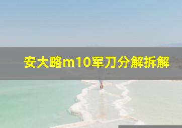 安大略m10军刀分解拆解