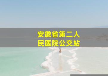 安徽省第二人民医院公交站