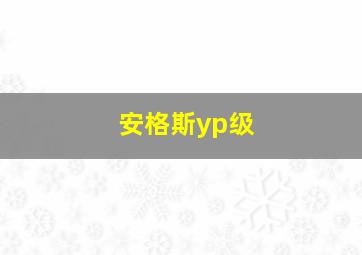 安格斯yp级