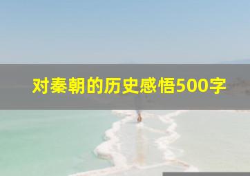 对秦朝的历史感悟500字