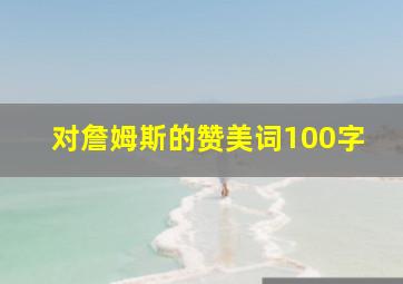 对詹姆斯的赞美词100字