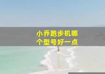 小乔跑步机哪个型号好一点