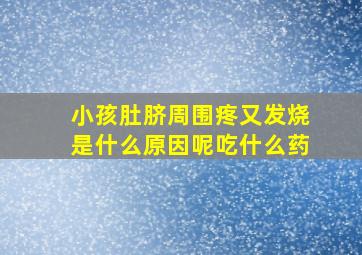 小孩肚脐周围疼又发烧是什么原因呢吃什么药