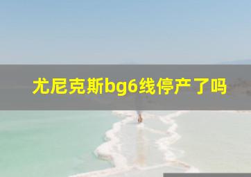 尤尼克斯bg6线停产了吗