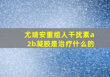 尤靖安重组人干扰素a2b凝胶是治疗什么的