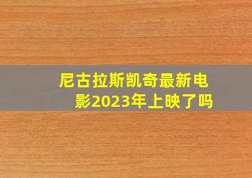 尼古拉斯凯奇最新电影2023年上映了吗