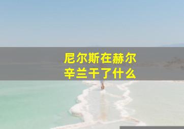 尼尔斯在赫尔辛兰干了什么