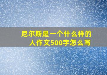 尼尔斯是一个什么样的人作文500字怎么写