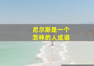 尼尔斯是一个怎样的人成语