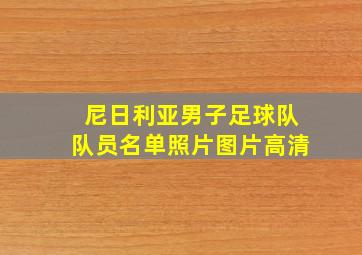 尼日利亚男子足球队队员名单照片图片高清