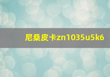 尼桑皮卡zn1035u5k6