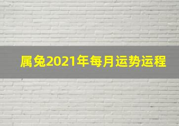 属兔2021年每月运势运程