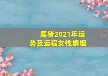 属猪2021年运势及运程女性婚姻