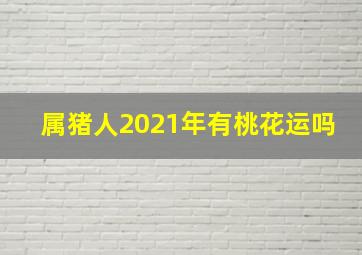 属猪人2021年有桃花运吗