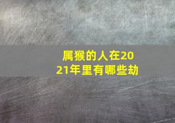 属猴的人在2021年里有哪些劫