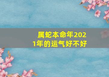 属蛇本命年2021年的运气好不好