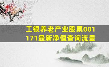 工银养老产业股票001171最新净值查询流量