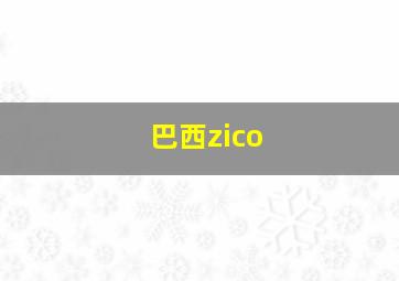 巴西zico