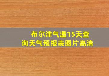 布尔津气温15天查询天气预报表图片高清