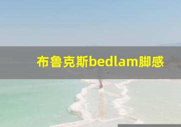 布鲁克斯bedlam脚感