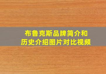 布鲁克斯品牌简介和历史介绍图片对比视频