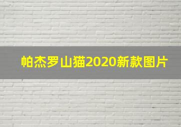 帕杰罗山猫2020新款图片