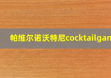 帕维尔诺沃特尼cocktailgang