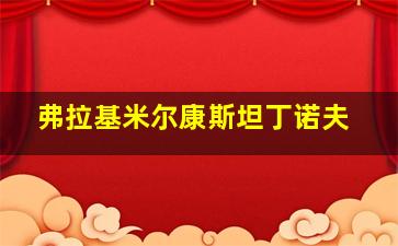 弗拉基米尔康斯坦丁诺夫