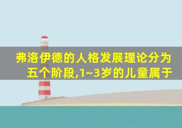 弗洛伊德的人格发展理论分为五个阶段,1~3岁的儿童属于