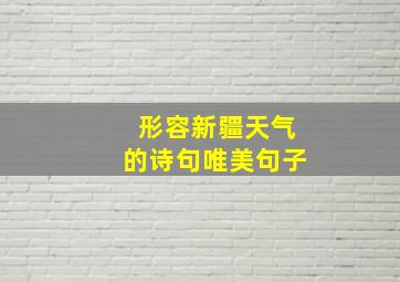 形容新疆天气的诗句唯美句子