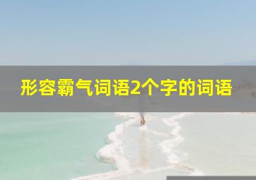 形容霸气词语2个字的词语