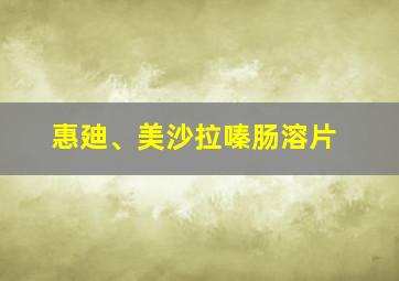 惠廸、美沙拉嗪肠溶片