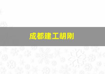 成都建工胡刚