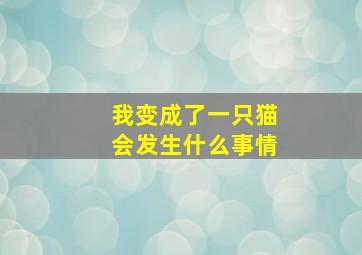 我变成了一只猫会发生什么事情