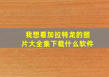 我想看加拉特龙的图片大全集下载什么软件