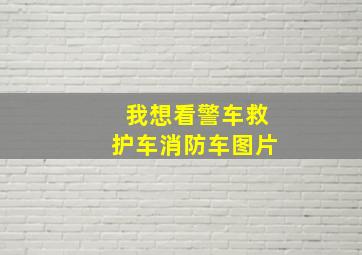 我想看警车救护车消防车图片