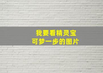 我要看精灵宝可梦一步的图片