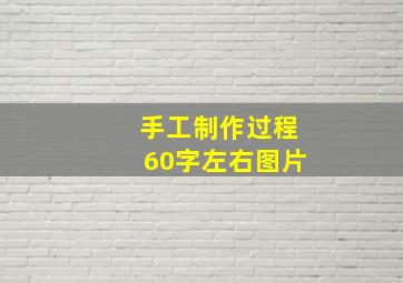 手工制作过程60字左右图片