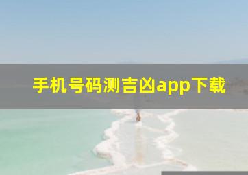 手机号码测吉凶app下载