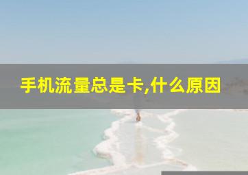 手机流量总是卡,什么原因