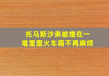 托马斯沙弟被埋在一堆里面火车箱不再麻烦