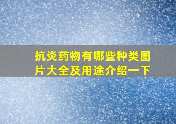 抗炎药物有哪些种类图片大全及用途介绍一下