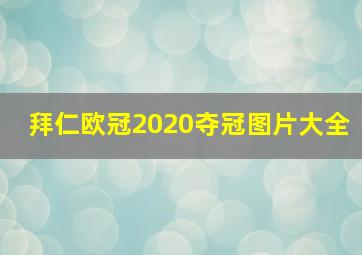 拜仁欧冠2020夺冠图片大全