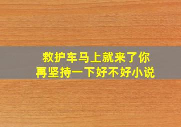 救护车马上就来了你再坚持一下好不好小说