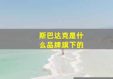 斯巴达克是什么品牌旗下的