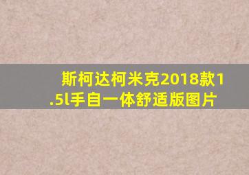 斯柯达柯米克2018款1.5l手自一体舒适版图片