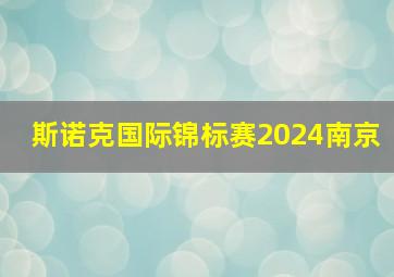 斯诺克国际锦标赛2024南京