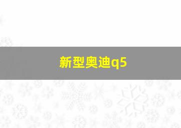 新型奥迪q5